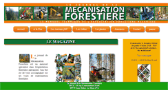 Desktop Screenshot of mecaforest.com